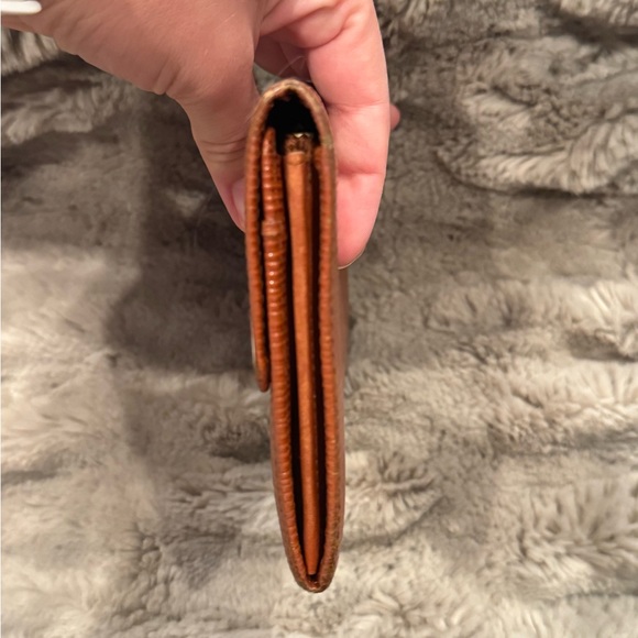 Vintage Louis Vuitton Rust Epi Long Sarah Wallet - Picture 5 of 10